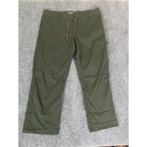 Everywhere Collection Green Relaxet Fit Mens Straight Leg Pants Size 38/34